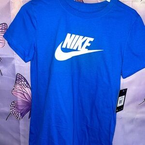 Nike Royal Blue Tee with White Logo